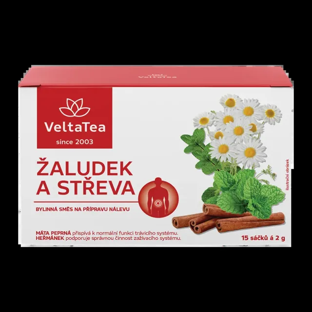 Velta Tea Bylinná čajová směs Žaludek a střeva 30 g