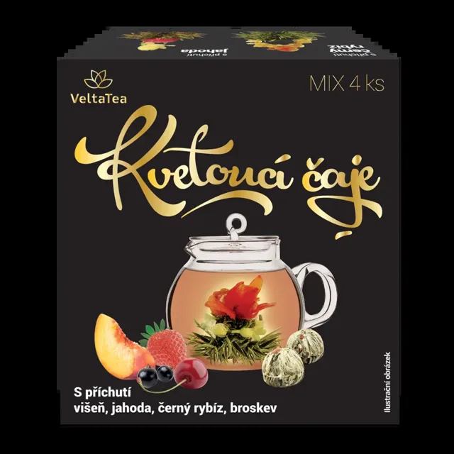 Velta Tea Kvetoucí čaj Mix Gold 4 ks