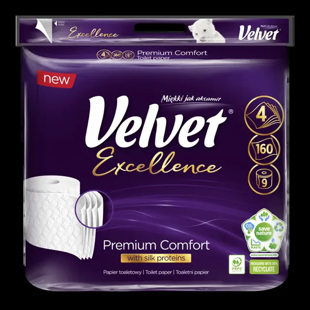 Velvet  Toaletní papír Excellence 4vrstvý 180 m
