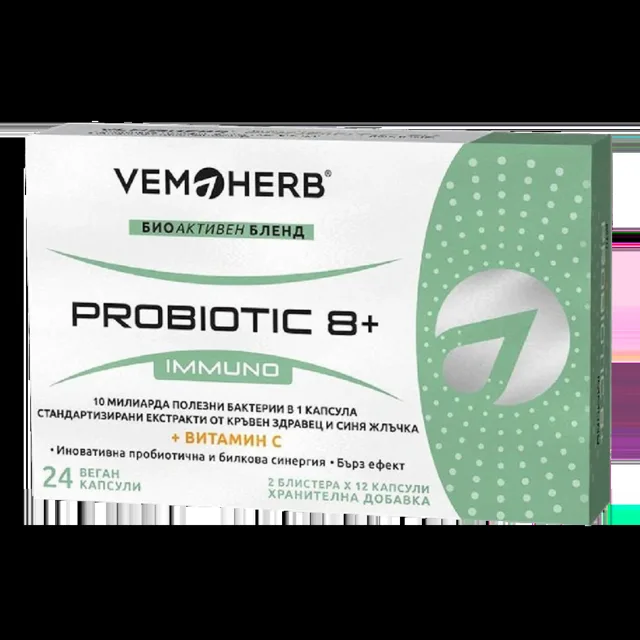 VemoHerb Probiotic 8+ Immuno - 24 kapslí