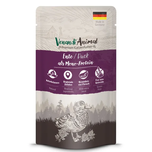 Venandi Animal Monoprotein 12 x 125 g - kachní