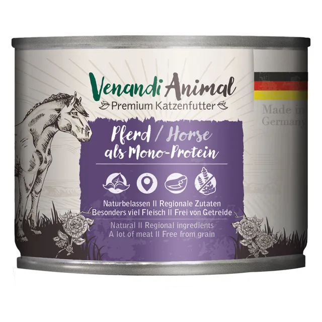 Venandi Animal Monoprotein 6 x 200 g - koňské