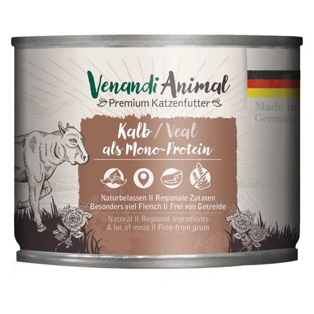 Venandi Animal Monoprotein 6 x 200 g - telecí