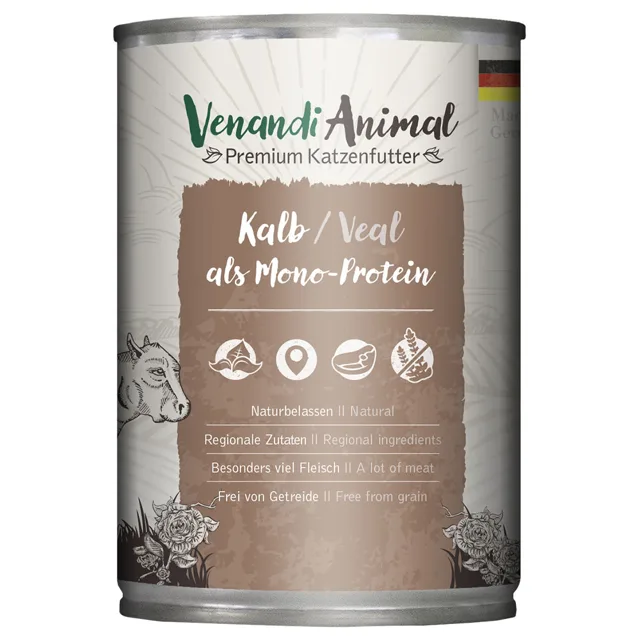 Venandi Animal Monoprotein 6 x 400 g - telecí