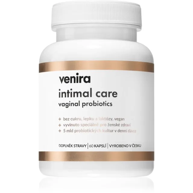 Venira Intimal Care Vaginal Probiotics kapsle pro podporu vaginálního prostředí 60 cps