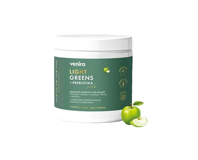 Venira Light greens + prebiotika jablko 168 g
