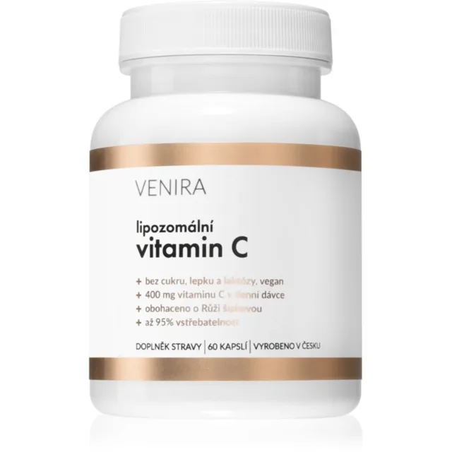 Venira Lipozomální vitamin C kapsle s vitaminem C 60 cps