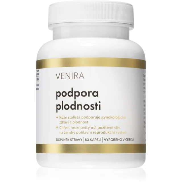 Venira Podpora plodnosti kapsle pro podporu plodnosti pro ženy 80 cps