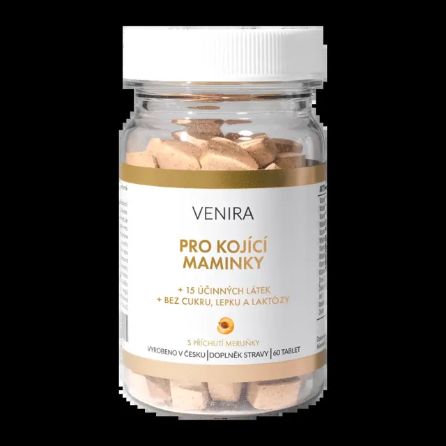 Venira Vitamíny pro kojící ženy, doplněk stravy 60 ks