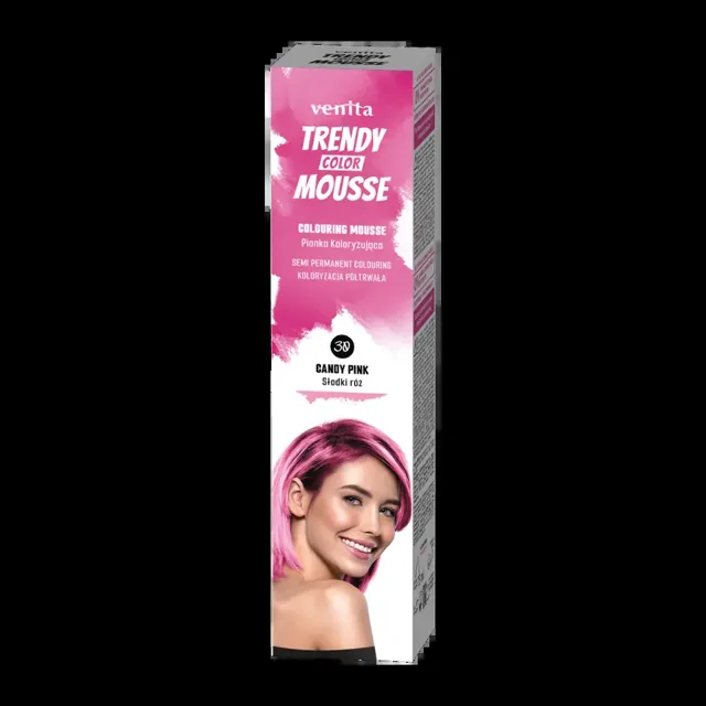 Venita Barevné tužidlo Trendy Color Mousse Candy Pink 75 ml