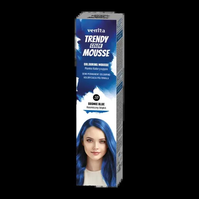 Venita Barevné tužidlo Trendy Color Mousse Cosmic Blue 75 ml