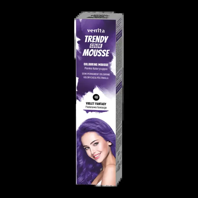 Venita Barevné tužidlo Trendy Color Mousse Violet Fantasy 75 ml