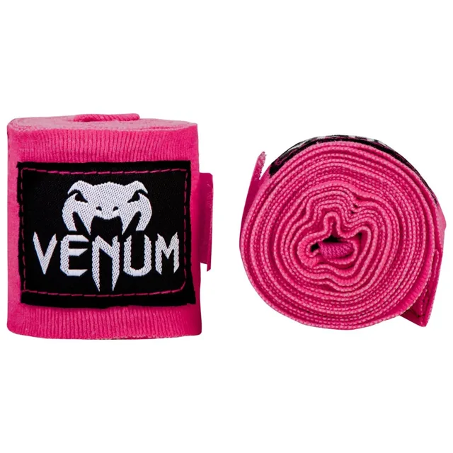 Venum Boxerské bandáže 4m Neo Pink