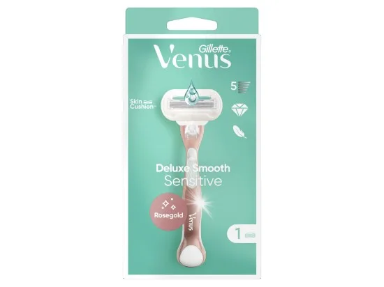 Venus holicí strojek Rosegold + 1 holicí hlavice, 5 břitů
