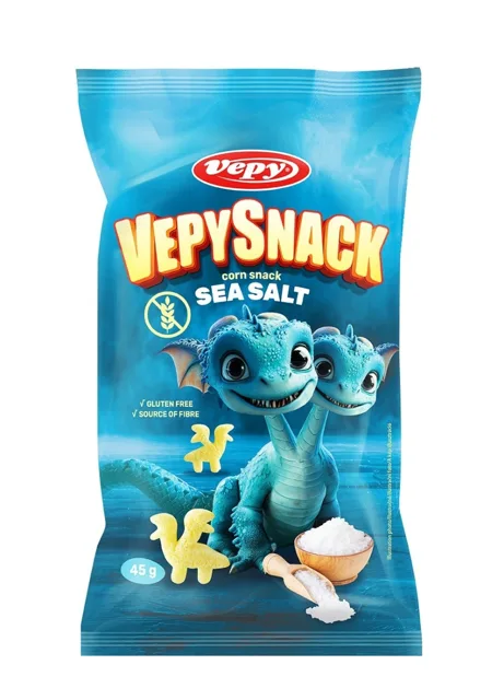 Vepy Kukuřičný snack s mořskou solí 45 g