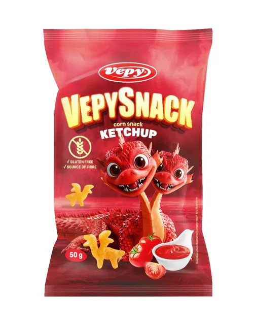 Vepy Kukuřičný snack s příchutí kečupu 50 g