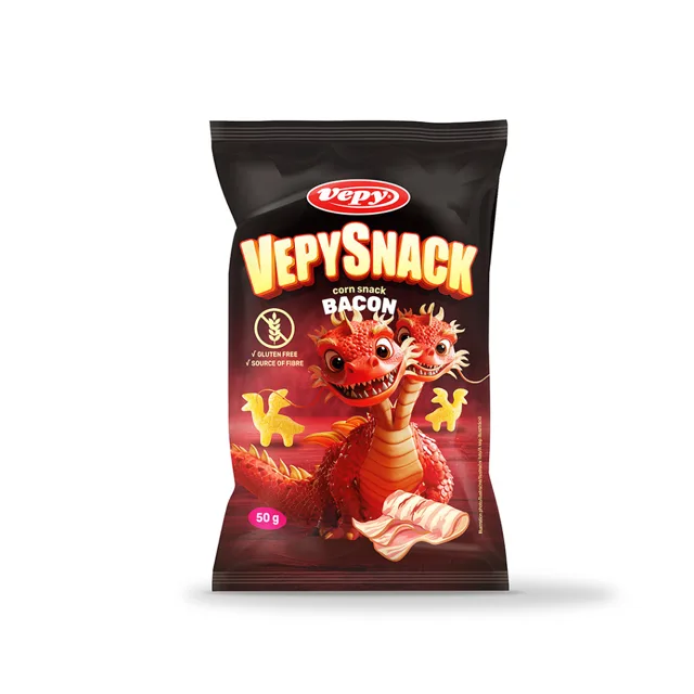VEPY Snack s příchutí slaniny 50 g