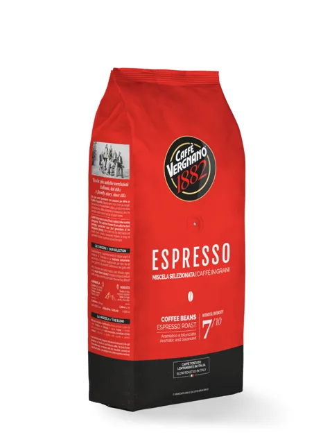 Vergnano Espresso 80% Arabica 20% Robusta zrnková káva 1000 g