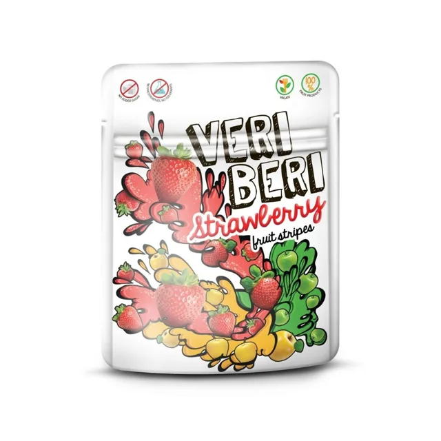 Veri Beri 100% ovocné plátky jahoda kusy 1 ks