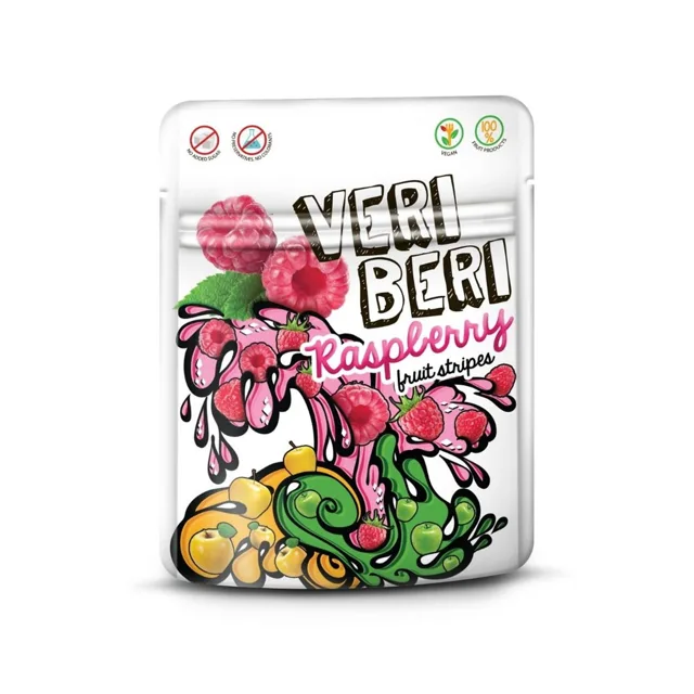 Veri Beri 100% ovocné plátky malina kusy 1 ks