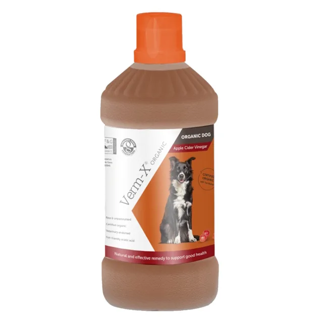 VERM-X Organický jablečný ocet pro psy 1 l