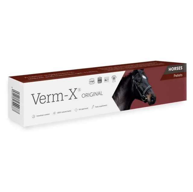 VERM-X Přírodní pelety proti střevním parazitům pro koně 250 g
