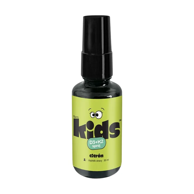 VERRA Kids  D3+K2 sprej citrón 30 ml
