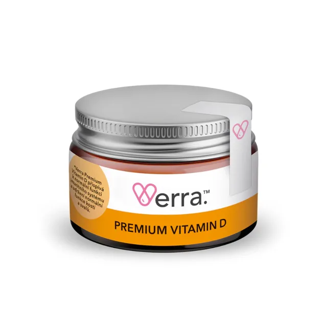 Verra Premium Vitamín D 25 mcg (1000 IU), 30 kapslí
