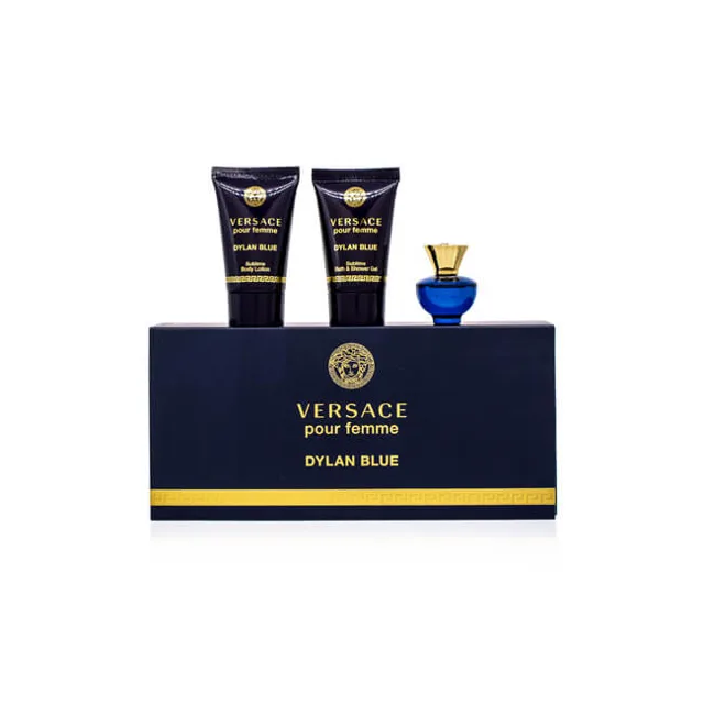 Versace Pour Femme Dylan Blue - EDP 5 ml + tělové mléko 25 ml + sprchový gel 25 ml