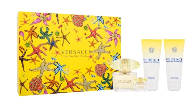 Versace Yellow Diamond - EDT 90 ml + tělové mléko 100 ml + sprchový gel 100 ml + EDT 5 ml