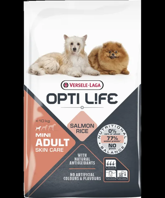 VERSELE-LAGA Adult Skin Care Mini losos- pro dospělé psy malých plemen s citlivou pokožkou 7,5 kg
