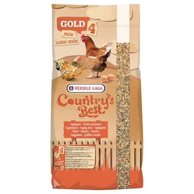 Versele-Laga Country's Best GOLD 4 MINI Mix pro zakrslé nosnice - 20 kg