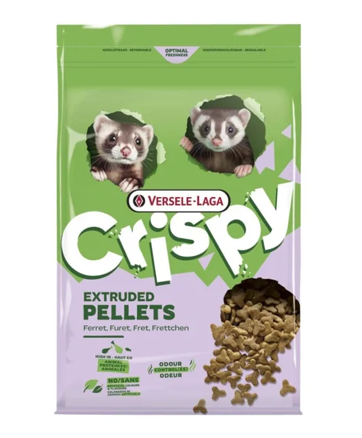 VERSELE-LAGA Crispy Extruded Pellets Ferret 1,75 kg krmivo ve formě pellet pro fretky