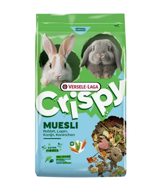 VERSELE-LAGA Crispy Muesli Rabbit 2,5 kg krmivo pro zakrslé králíky