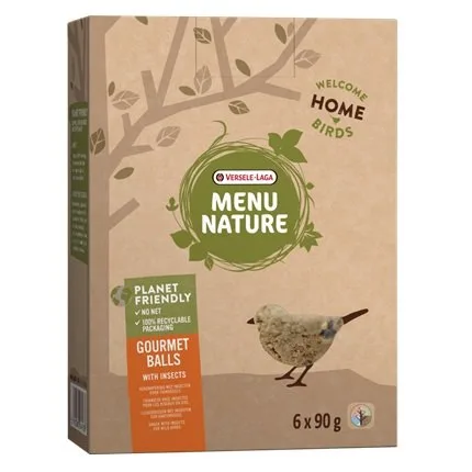 VERSELE-LAGA Gourmet balls 6 ks 540 g Tukové koule s hmyzem bez síťky