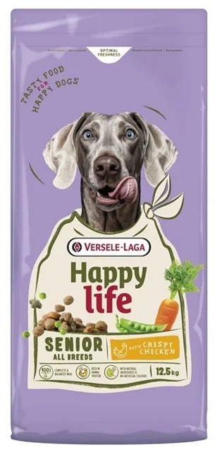 VERSELE-LAGA Happy Life Senior with Chicken 12,5kg krmivo pro starší psy s kuřetem