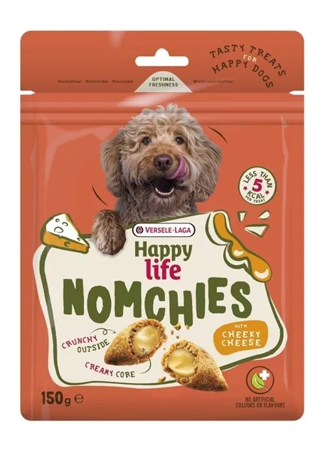 VERSELE-LAGA Happy Life Snack Nomchies Cheese 150g pamlsek podporující zdraví kloubů