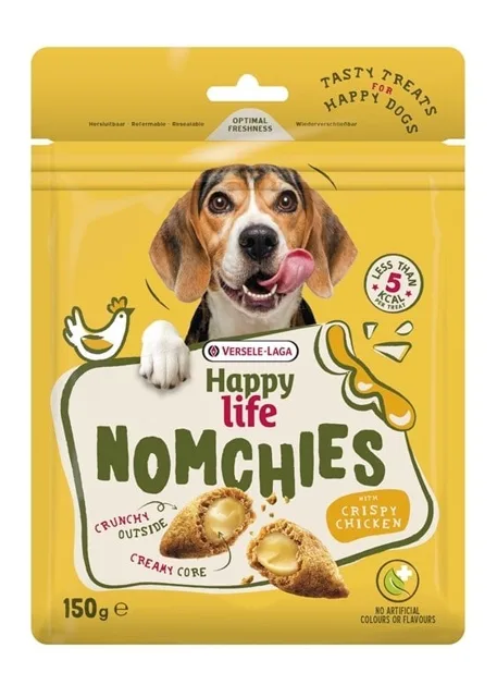 VERSELE-LAGA Happy Life Snack Nomchies Chicken 150g pamlsek podporující imunitu