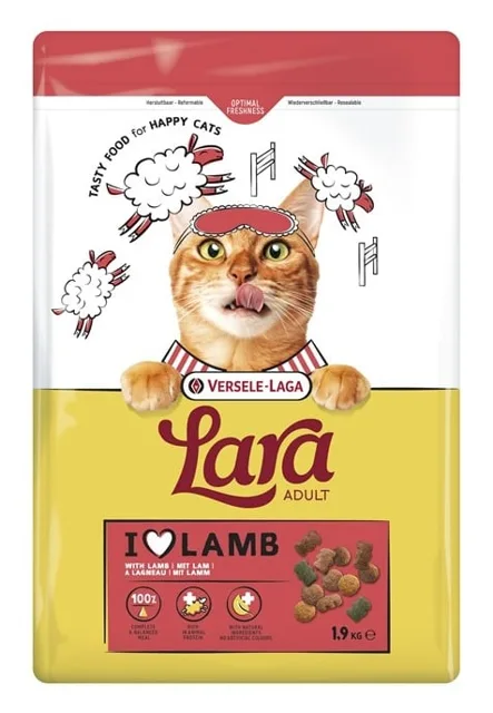 VERSELE-LAGA Lara Adult Lamb 1,9 kg krmivo pro kočky s jehněčím masem