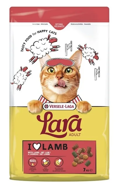 VERSELE-LAGA Lara Adult Lamb 7 kg krmivo pro kočky s jehněčím