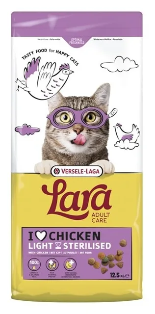 VERSELE-LAGA Lara Adult Light Sterilized 12,5 kg krmivo pro kastrované kočky