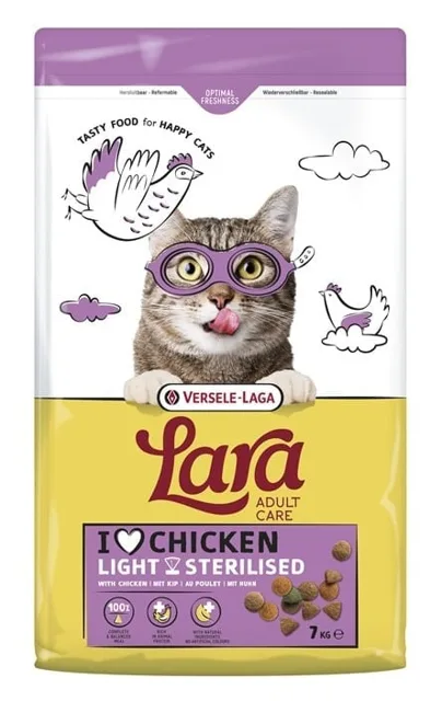 VERSELE-LAGA Lara Adult Light Sterilized 7 kg krmivo pro sterilizované kočky