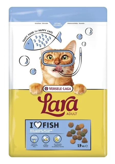 VERSELE-LAGA Lara Adult Salmon 1,9 kg krmivo pro kočky s lososem