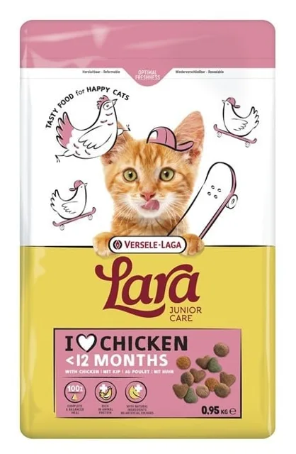 VERSELE-LAGA Lara Junior Chicken 950 g krmivo pro koťata a mladé kočky s kuřetem