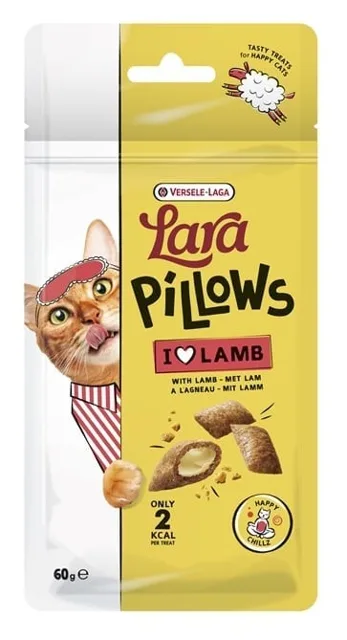 VERSELE-LAGA Lara Snack Pillows with Lamb Happy Chillz 60g pamlsek podporující relaxaci