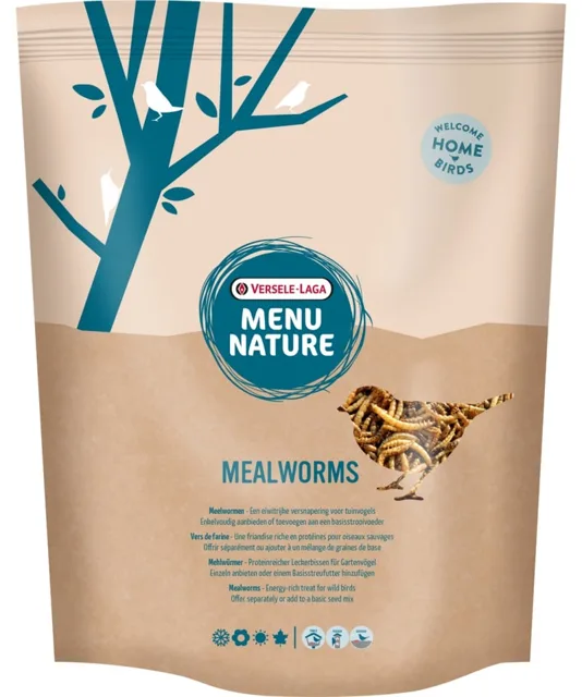 VERSELE-LAGA Menu Nature Mealworm ssušené mouchy pro volně žijící ptáky 300g