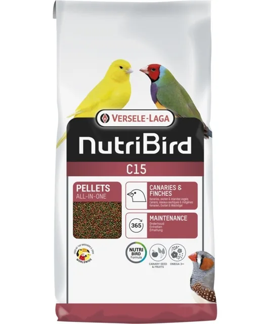 VERSELE-LAGA NutriBird C15 Maintenance 1 kg granule pro kanára