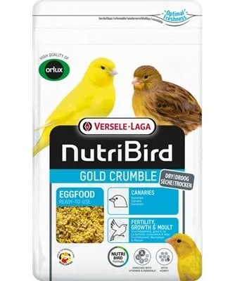 VERSELE-LAGA NutriBird Gold Crumble Canaries 1kg suché vaječné krmivo pro žluté kanáry