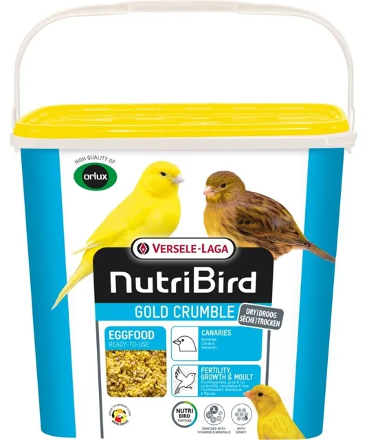 VERSELE-LAGA NutriBird Gold Crumble Canaries 4kg suché vaječné krmivo pro žluté kanáry