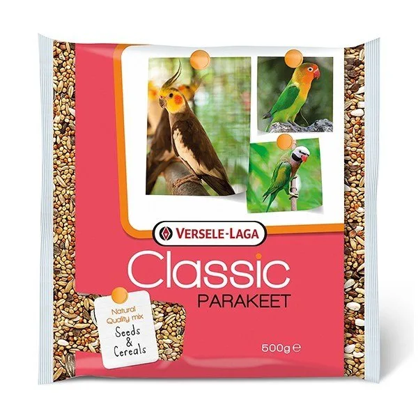 VERSELE-LAGA Parakeet Classic 500 g krmivo pro střední papoušky, hrdličky